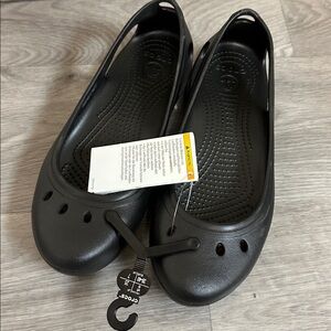 CROCS Classic Black Flats
